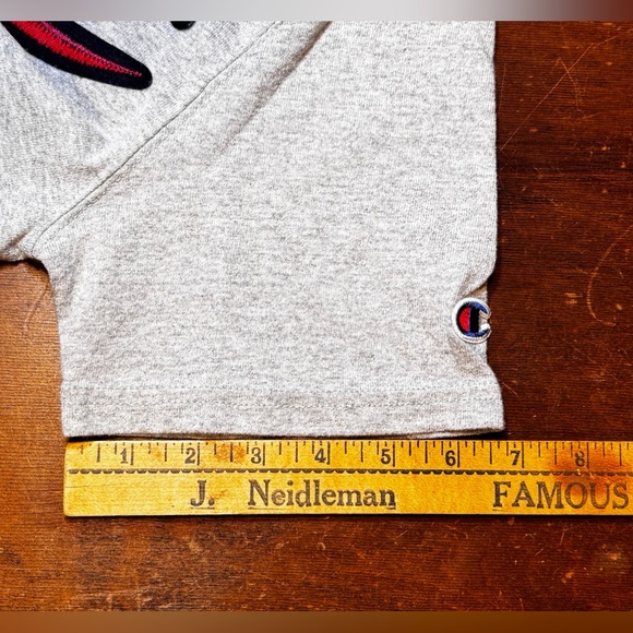 Vintage Champion Embroidered Big C Logo Men's T Shirt Size Small Single Stitch - Picture 12 of 16